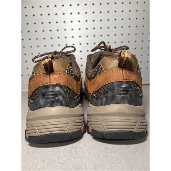 Skechers Selmen Hiking Shoes Mens 14 WW Wide Brown Black Outdoor Water Repellent main image 3